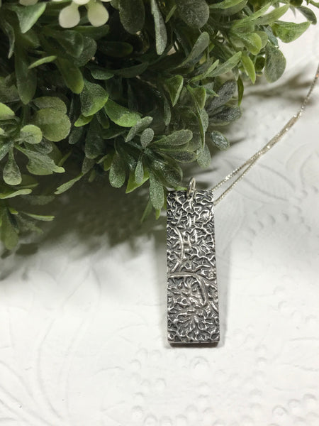 Angela Fine Silver Pendant