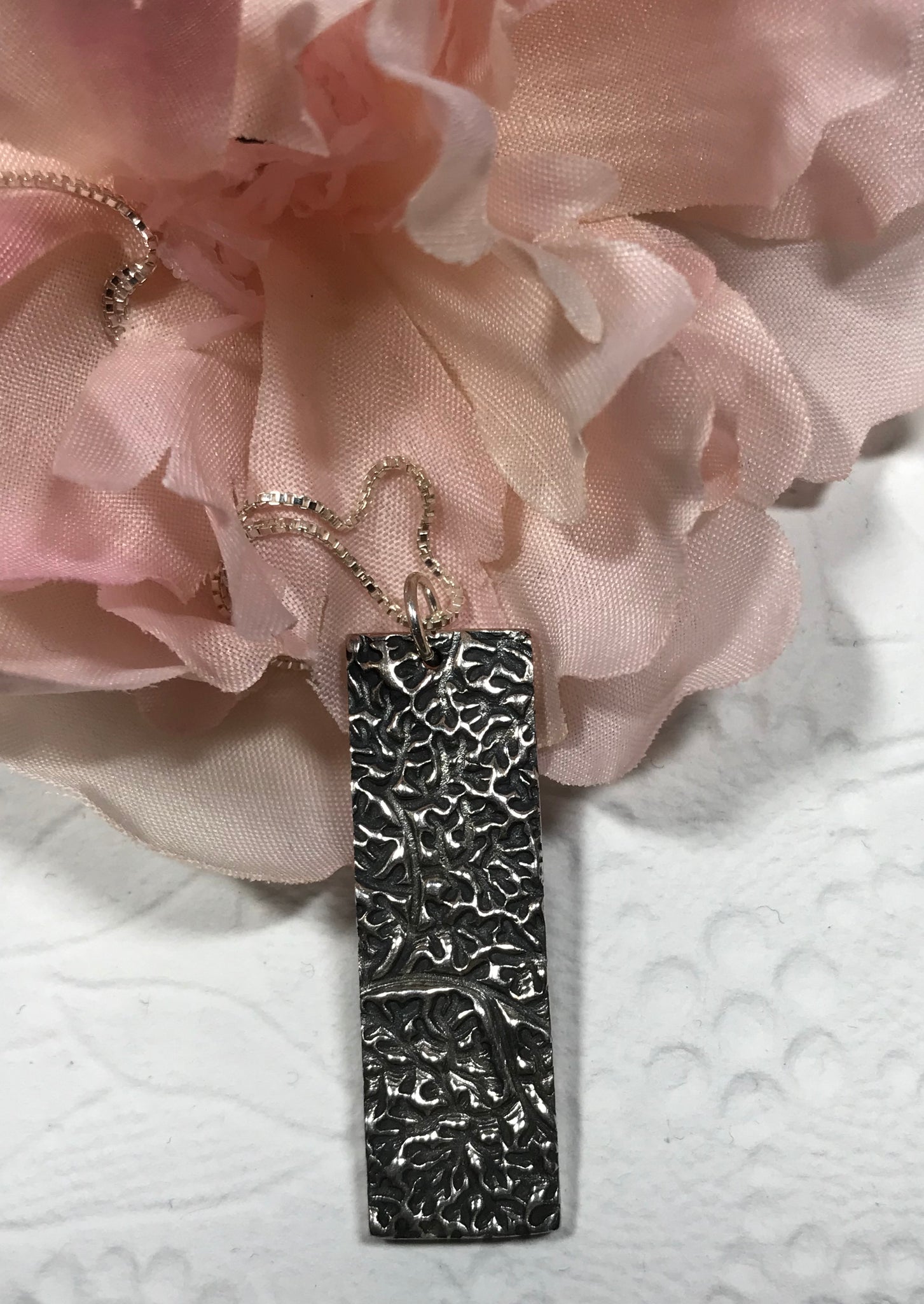 Angela Fine Silver Pendant