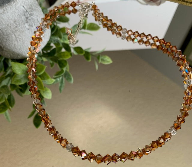 Cintilar Crystal Copper Necklace
