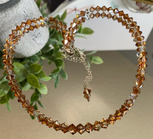 Cintilar Crystal Copper Necklace