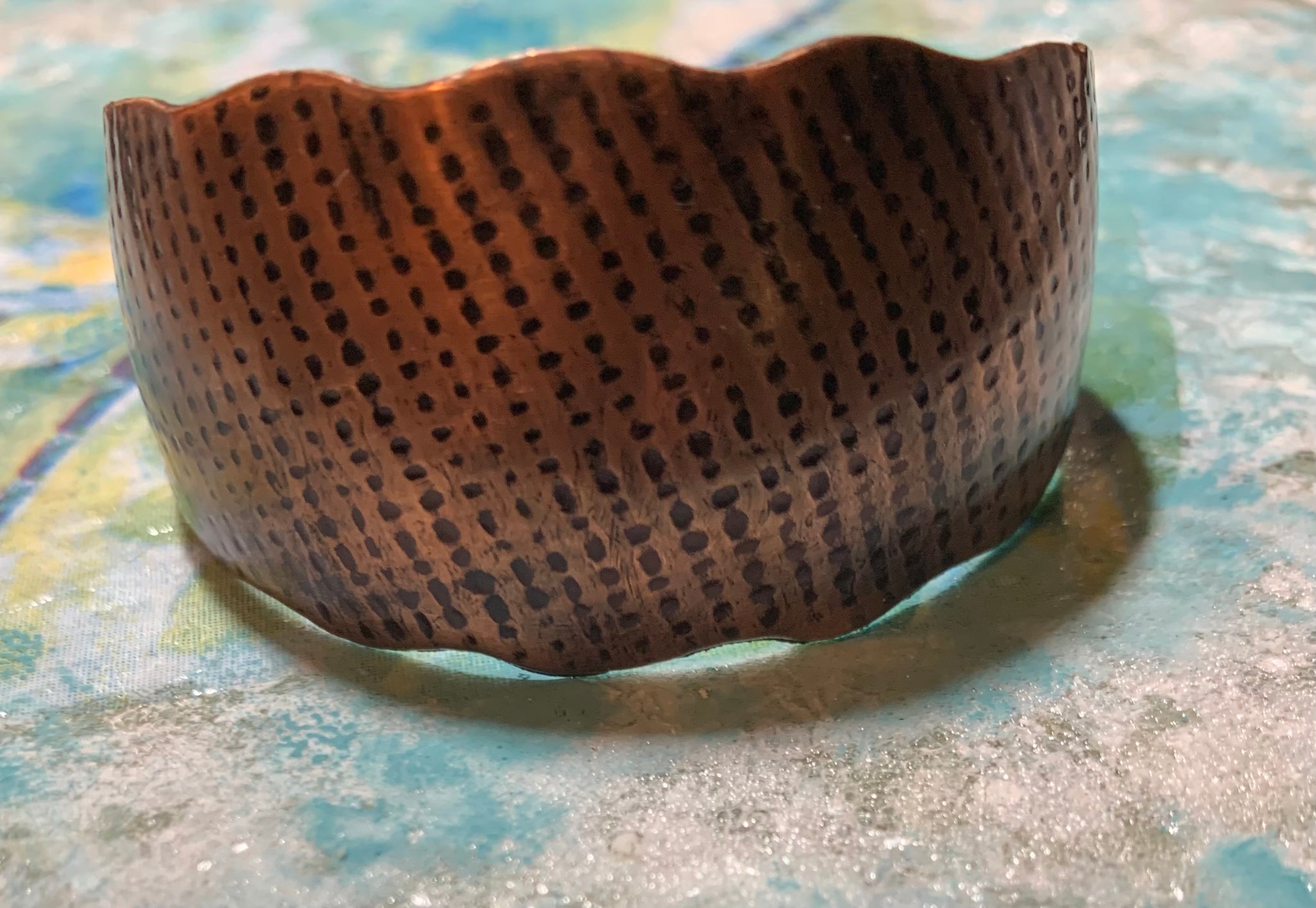 Dots Copper Cuff