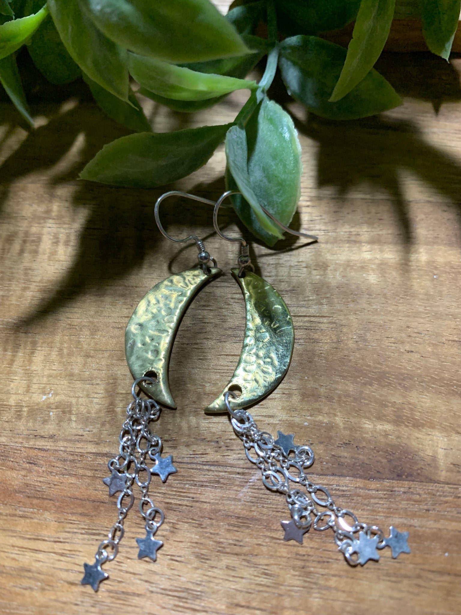 Moon and Stars  Earrings