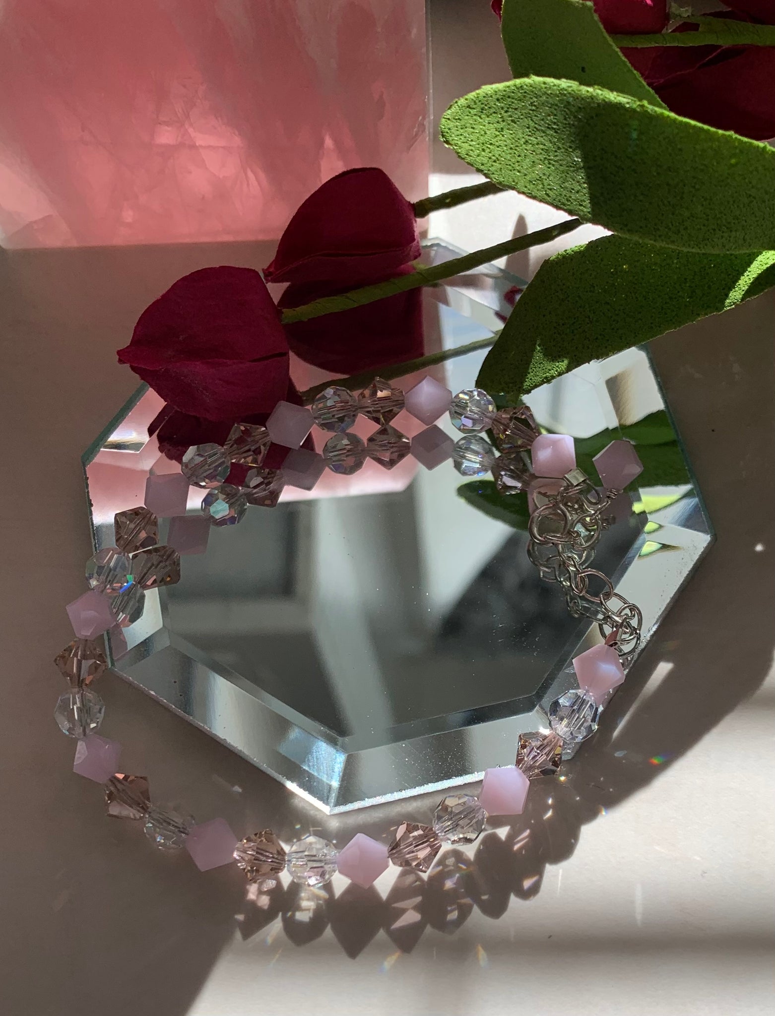 Pretty in Pink Crystal Bracelet