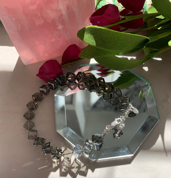 Pretty in Black Crystal Bracelet