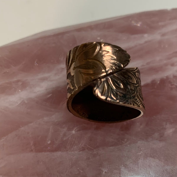 Fleur Copper Ring